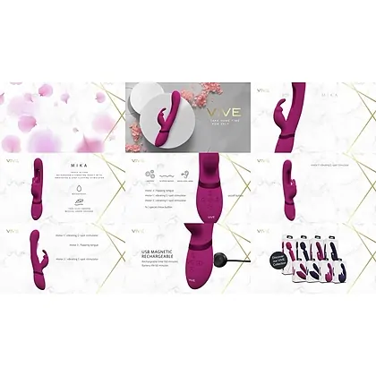 Stimulator Mika Triple Motor Rabbit Flapping Roz