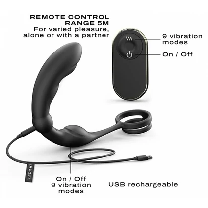 Stimulator Prostată Dorcel P-Ring Negru
