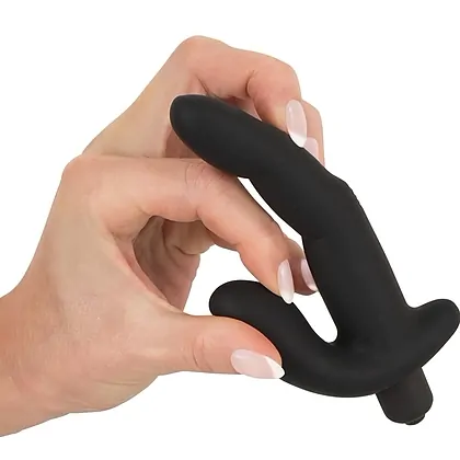 Stimulator Prostată Finger Rebel Naughty Negru