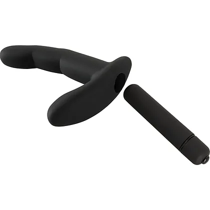 Stimulator Prostată Finger Rebel Naughty Negru