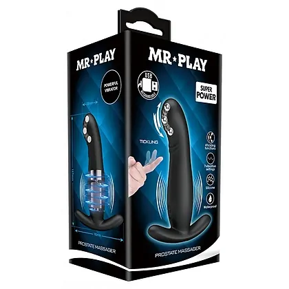 Stimulator Prostată Mr. Play Tickling Negru