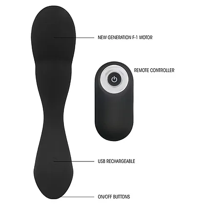 Stimulator Prostată No. 79 Rechargeable Negru