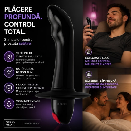 Stimulator Prostată Quest Negru