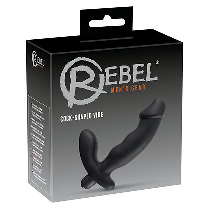 Stimulator Prostată Rebel Penis-Shaped Negru