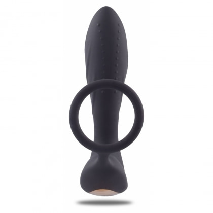Stimulator Prostatic cu Inel Penian Toyz4lovers — Vibrație Negru