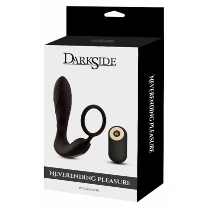 Stimulator Prostatic cu Inel Penian Toyz4lovers — Vibrație Negru