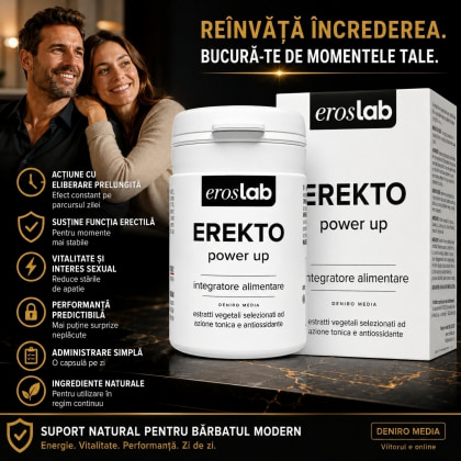 Stimulent Erecție Maximă Erekto Sexual 30buc