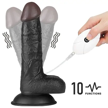 Strap-On Ajustabil Cu 10 Functii De Vibratie Maro