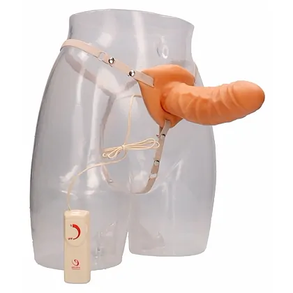 Strap-on Cu Vibrații Hollow Extender