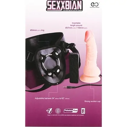 Strap On Cu Vibratii Sexxbian 19cm