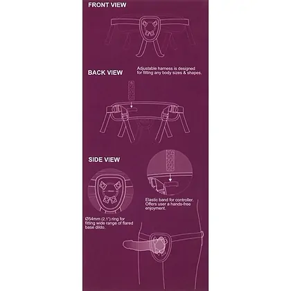 Strap On Cu Vibrații Sexxbian 19cm