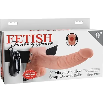 Strap-on Fetish Fantasy 24cm cu Vibrații