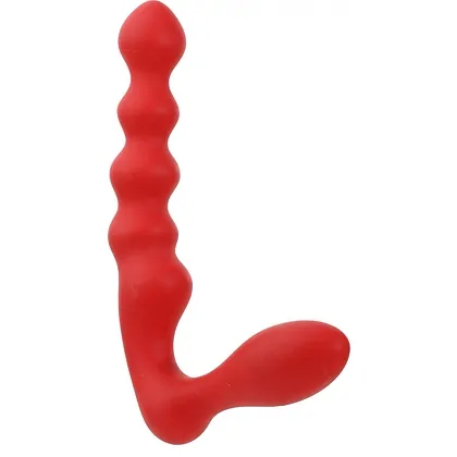 Strap On Silicon Strapless Roșu