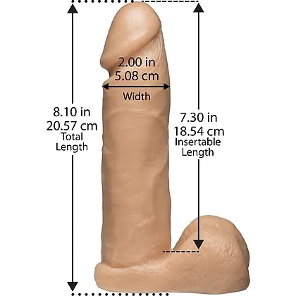 Strap On Vac-U-Lock Set 20cm