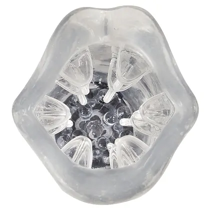 STROKER Masturbator Rotativ Transparent 4 Moduri Transparentă