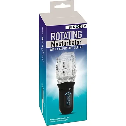 STROKER Masturbator Rotativ Transparent 4 Moduri
