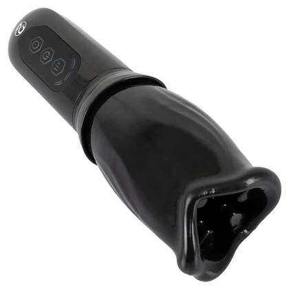 Stroker Rotativ Reîncărcabil — 4 Moduri, 3 Viteze, 8 cm Negru