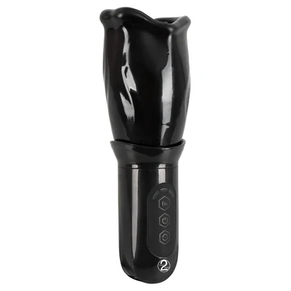 Stroker Rotativ Reîncărcabil — 4 Moduri, 3 Viteze, 8 cm Negru