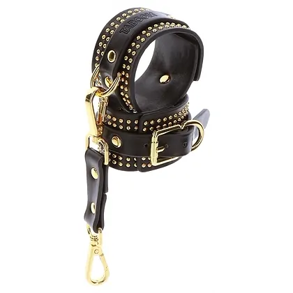 Studded Ankle Cuffs Set Negru _