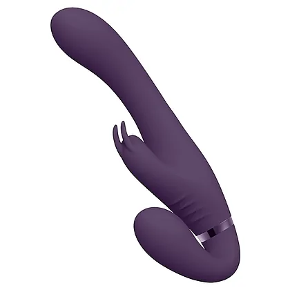 Suki Vibrating Strapless Strap-on Rabbit Mov