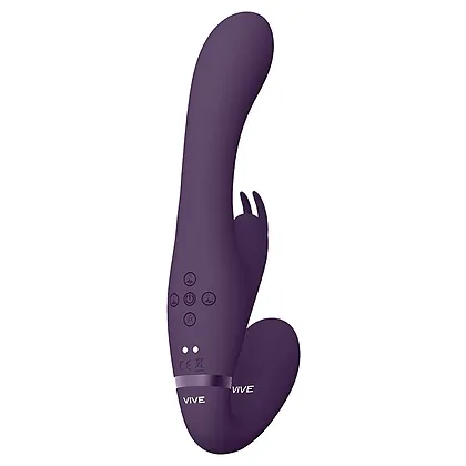 Suki Vibrating Strapless Strap-on Rabbit Mov