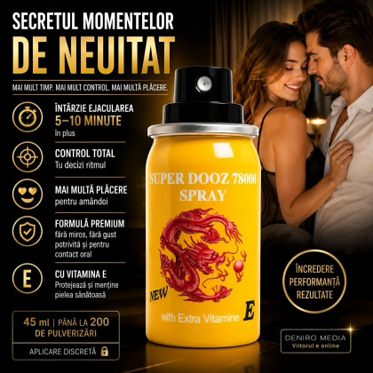 Super Dooz 780000 Dragon Spray întârzie Ejacularea 45 ml
