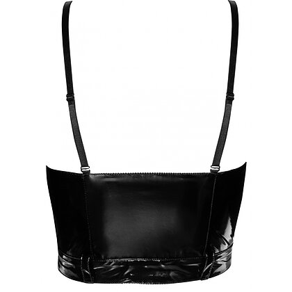 Sutien Black Level Vinyl Top Emma Negru S