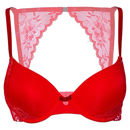 Sutien Daring Intimates Push-up Lace Racerback Roșu L