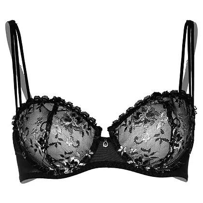 Sutien Daring Intimates Unlined Lace Negru S