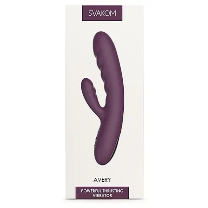 Svakom Avery Lilac — Rabbit 5x Impingere, Reîncărcabil