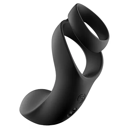 Svakom Benedict – Inel Dublu Perineu 5 Moduri, Reîncărcabil Negru