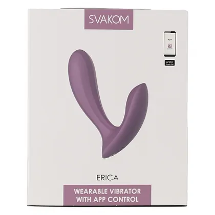Svakom Erica — Vibrator Purtabil 11 Moduri, 2 Motoare Mov