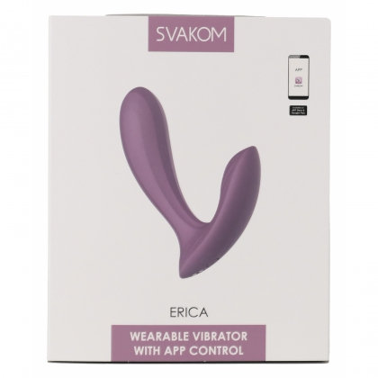 Svakom Erica — Vibrator Purtabil 11 Moduri, 2 Motoare Mov