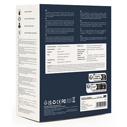 Svakom Jordan Bleumarin: Vibrație și Împingere 7 Moduri