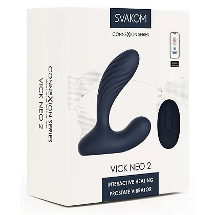 Svakom Vick Neo 2 - Prostată 38°C, 5x5 Moduri Albastru