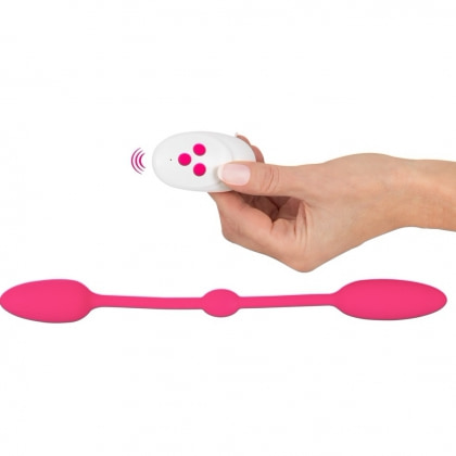 Sweet Smile Double Pleasure Love Balls 2 X 10 Moduri Roz