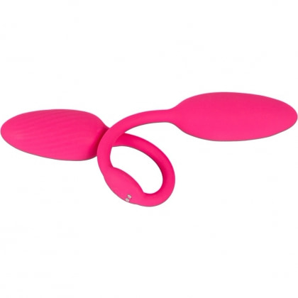 Sweet Smile Double Pleasure Love Balls 2 X 10 Moduri Roz