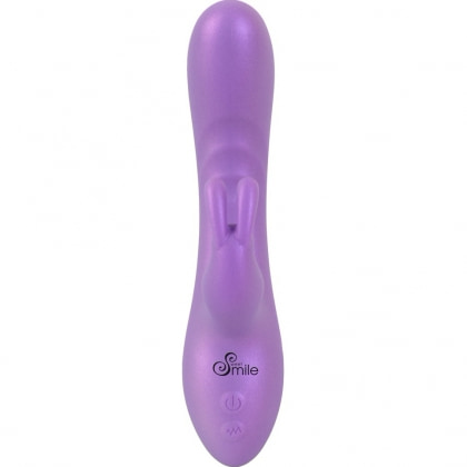 Sweet Smile Flexible Rabbit 18.3 cm — 24 Moduri, Reîncărcabil Mov