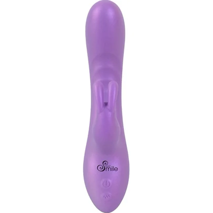 Sweet Smile Flexible Rabbit 18.3 cm — 24 Moduri, Reîncărcabil Mov