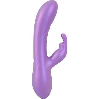 Sweet Smile Flexible Rabbit 18.3 cm — 24 Moduri, Reîncărcabil Mov