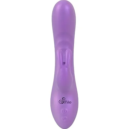 Sweet Smile Flexible Rabbit 18.3 cm — 24 Moduri, Reîncărcabil Mov