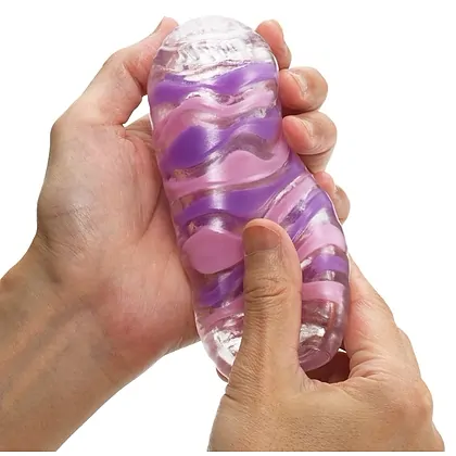 TENGA ARTE Drape - Masturbator Reutilizabil Compact 13,5 cm Transparent