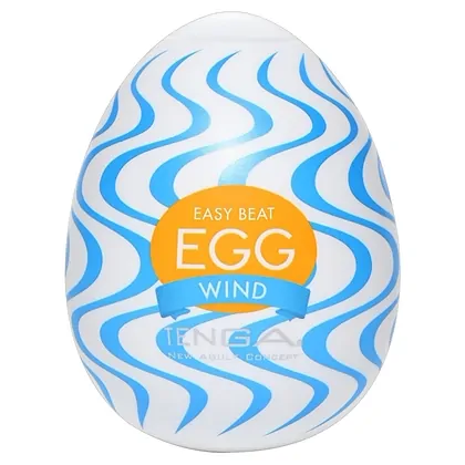 TENGA Egg Wind Single Sleeve elastic compact si discret Alb