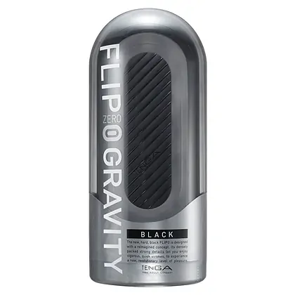 Tenga Flip Zero Gravity Black — 160 Mm Inserabil, Reutilizabil