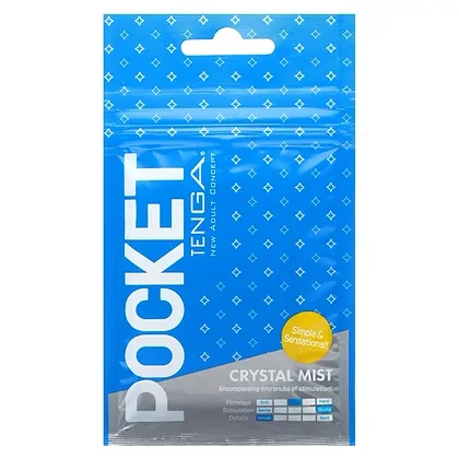 Tenga Pocket Stroker Crystal Mist, Compact și Discret