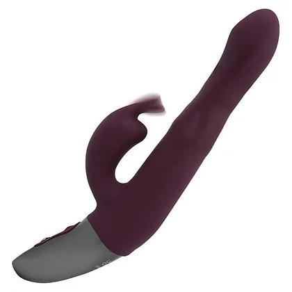 Titanz NMC 21.5cm — 10 Vibrații + 10 Rotații, Reîncărcabil Roșu