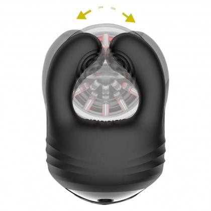 Torky - Compressing Rotating Masturbator with App Control Negru