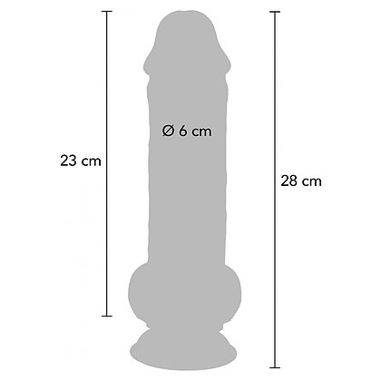 ToyJoy Get Real Deluxe — 28 cm, Senzaţie Naturală