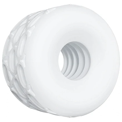 ToyJoy Hero 4în1: Inel C, Întinzător, Masturbator Alb