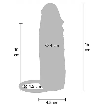 ToyJoy Hydrated Skin – Manson silicon 16 cm,